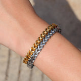 Men's Stainless Steel Cuban Link Bracelet 6mm Width