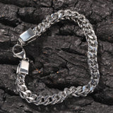 Men's Stainless Steel Cuban Link Bracelet 6mm Width