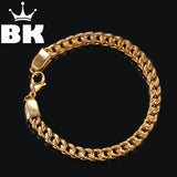 Men's Stainless Steel Cuban Link Bracelet 6mm Width