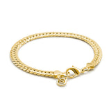 Men's 925 Silver Whip Bracelet 19-20cm Real Silver Gentleman Jewelry