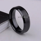 Men's Tungsten Carbide Promise Ring Wedding Band 8mm