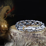 Men's Silver Keel Bracelet Ins Niche Domineering Retro Jewelry
