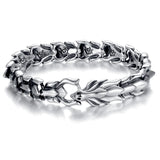Men's Silver Keel Bracelet Ins Niche Domineering Retro Jewelry