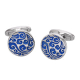 Men's Cloud Pattern Cufflinks French Shirt Buttons Wedding Accessories