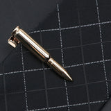 Men's Metal Tie Clip Engraved Fish Airplane Tool Shape Pilot Business Gift