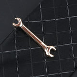 Men's Metal Tie Clip Engraved Fish Airplane Tool Shape Pilot Business Gift