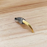 Men's Retro Silver Dragon Claw Pendant Necklace Gift