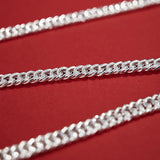 Men's Silver Necklace Hip-hop Personality Decorative Chain