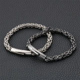 Men's Titanium Steel Hand-Woven Bracelet
