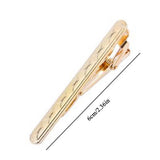Metal Tie Clip with Chain Necktie Clasp
