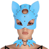 Metal Heart Collar Necklace Harness Ladies Mask Sexy Cosplay Jewelry