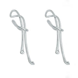 Geometry Ear Hook Ear Bone Clip Without Ear Hole Ear Cuff Hanging Earrings