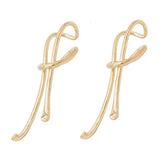 Geometry Ear Hook Ear Bone Clip Without Ear Hole Ear Cuff Hanging Earrings