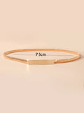 Metal Jewelry Women's Waist Chain Elastic Dress Body Chain