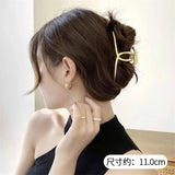 Metal Pearl Hair Clips Tassel Claw Hair Grabbing Clip Accessories