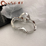 Metal Irregular Hairpins Punk Style Hair Claws Barrettes Women Hair Accessories