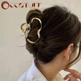 Metal Irregular Hairpins Punk Style Hair Claws Barrettes Women Hair Accessories