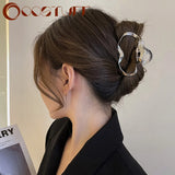 Metal Irregular Hairpins Punk Style Hair Claws Barrettes Women Hair Accessories
