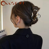 Metal Irregular Hairpins Punk Style Hair Claws Barrettes Women Hair Accessories