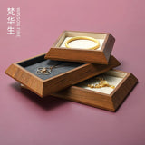 Microfiber Jewelry Display Plate Ring Bracelet Necklace Storage Tray