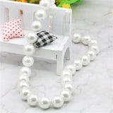 14MM Sea Shell Pearl Necklace Jewelry Making Rope Chain Natural Stone
