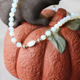 6mm Moonstone Bracelets Protein Gourd Pendant Female Bracelets