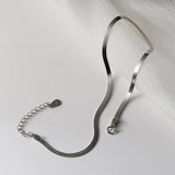 925 Silver Snake Chain Anklet for Women Foot Bracelet Leg Jewelry