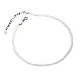 925 Silver Snake Chain Anklet for Women Foot Bracelet Leg Jewelry