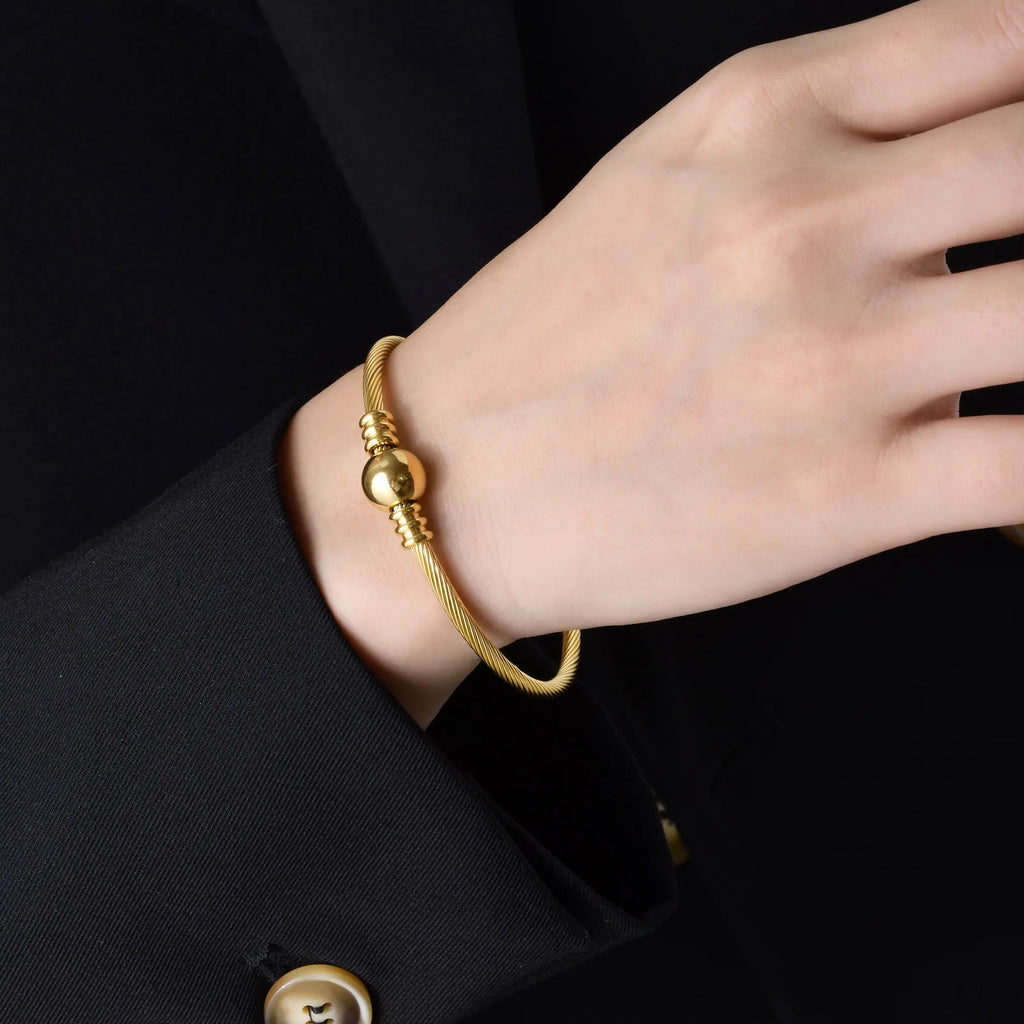 Minimalist Stainless Steel Chain Bracelet for Women