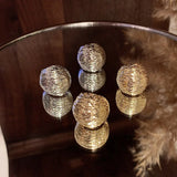 Minimalist Ins Style Metal Earrings All-match Temperament