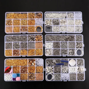 DIY Jewelry Findings Beads Cup Earring Hook Set