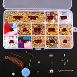 DIY Jewelry Findings Beads Cup Earring Hook Set