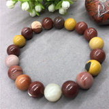 Moukaite Stone Beads Bracelet 6-12mm Lucky Gift