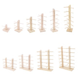 Wood Sunglass Display Racks Shelf Eyeglasses Holder