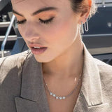Zirconia Choker Necklace Birthday Gift For Ladies