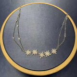 Zirconia Choker Necklace Birthday Gift For Ladies