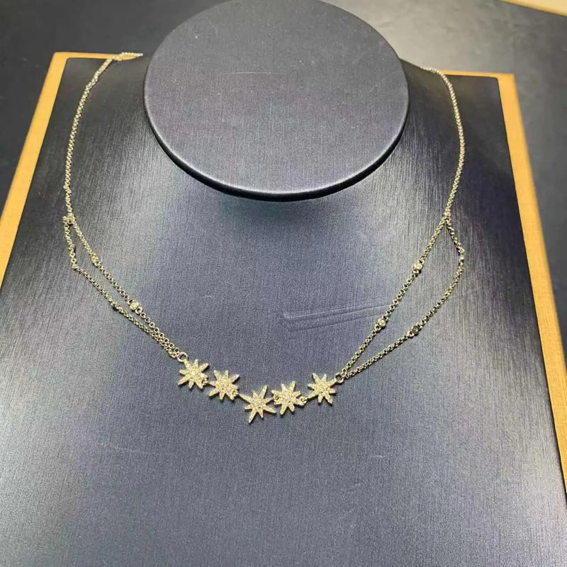Zirconia Choker Necklace Birthday Gift For Ladies