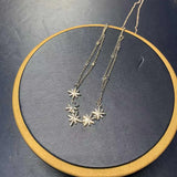 Zirconia Choker Necklace Birthday Gift For Ladies
