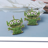 Multi-eye Monster Earrings for Women Cartoon Anime Jewelry