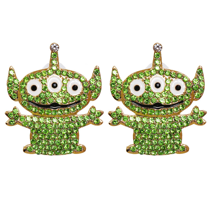Multi-eye Monster Earrings for Women Cartoon Anime Jewelry