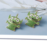 Multi-eye Monster Earrings for Women Cartoon Anime Jewelry