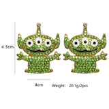 Multi-eye Monster Earrings for Women Cartoon Anime Jewelry