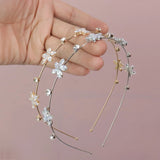 Metal Moon Star Hair Band Butterfly Crystal Children's Hair Accessories