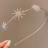 Metal Moon Star Hair Band Butterfly Crystal Children's Hair Accessories