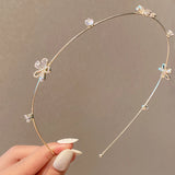 Metal Moon Star Hair Band Butterfly Crystal Children's Hair Accessories