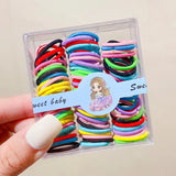 Cartoon Hair Rope Set for Kids, Birthday Gift Headwear Rubber Band