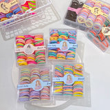 Cartoon Hair Rope Set for Kids, Birthday Gift Headwear Rubber Band