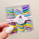 Cartoon Hair Rope Set for Kids, Birthday Gift Headwear Rubber Band