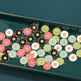Daisy Charms Pendant Flower Pendants Bulk DIY Earrings Jewelry