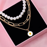 Daisy Charms Pendant Flower Pendants Bulk DIY Earrings Jewelry